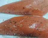ホイル乗せ♪鮭のマヨネーズ焼き作り方3写真