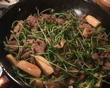 牛肉と豆苗 エリンギのふんわり卵炒め作り方9写真