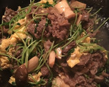 牛肉と豆苗 エリンギのふんわり卵炒め作り方10写真