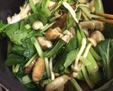 3分副菜♪「キノコと小松菜のさっと煮」作り方2写真
