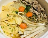 北の大豆絹練りおあげの寄せ鍋作り方5写真