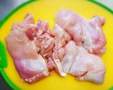 よだれ鶏風♪鶏モモ肉とナスの蒸し物作り方1写真