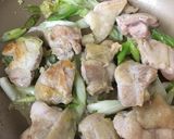 鶏肉と野菜のにぎやか塩炒め作り方5写真