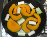 焼き野菜の山椒塩♪簡単かぼちゃ・ねぎ作り方5写真