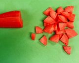 ベーコンとじゃがいもの洋風味噌汁作り方1写真