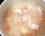 ベーコンとじゃがいもの洋風味噌汁作り方5写真