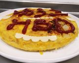 簡単！スパニッシュオムレツ◡̈ケーキ風！作り方9写真