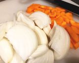 カレーうどん風ベースパスタ作り方1写真