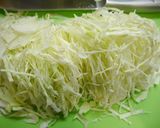 簡単！たっぷりサバきゃべつ☆マヨカレー作り方1写真