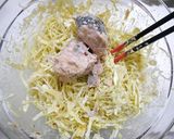 簡単！たっぷりサバきゃべつ☆マヨカレー作り方3写真