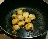 ベビーホタテのバター炒め作り方3写真
