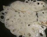 即席・簡単薄切りレンコンのきんぴら作り方3写真