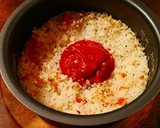 鶏肉と野菜たっぷり☆トマトの炊き込みご飯作り方43写真