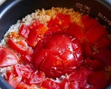 鶏肉と野菜たっぷり☆トマトの炊き込みご飯作り方39写真