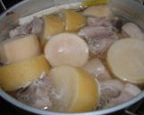 しわしわ大根と豚バラの煮込み作り方3写真