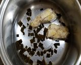 シモフリシメジ、茄子、そうめんの煮物作り方3写真