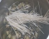 シモフリシメジ、茄子、そうめんの煮物作り方7写真