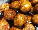 定番　やわらか肉団子の甘酢あんかけ作り方5写真