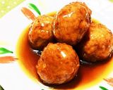 定番　やわらか肉団子の甘酢あんかけ作り方6写真