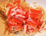 レンジだけ！もやしとかにかまのサラダ作り方4写真