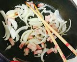 おかずにも♡ベーコン醤油クリームペンネ♡作り方3写真