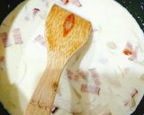 おかずにも♡ベーコン醤油クリームペンネ♡作り方5写真