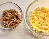 レンジde簡単☘️我が家のツナたま丼作り方5写真