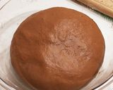 手捏ねパン♡ふわふわココアパン作り方7写真