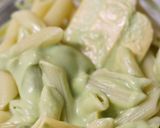 アボカド豆腐クリームとトマトの冷製ペンネ作り方7写真