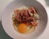ツナ☆ネギ☆オクラのふわふわ丼作り方2写真