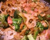 レンコンとベーコンの華麗（カレー）な炒め作り方6写真