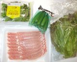 豚シャブ♪簡単ピリ辛しょうゆ味タレサラダ作り方1写真