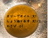 簡単アボカドとトマトのワサビ醤油和え作り方1写真