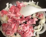 豚こまの塩味炒め作り方4写真