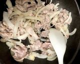 豚こまの塩味炒め作り方5写真