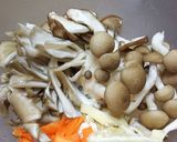 ほうじ茶で大人味！きのこの炊き込みご飯作り方1写真