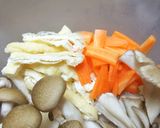 ほうじ茶で大人味！きのこの炊き込みご飯作り方2写真