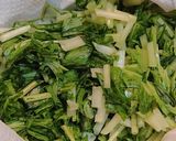 簡単☆さば缶で甘酢生姜と水菜の混ぜご飯作り方1写真
