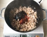 ごろごろお肉の中華風具沢山肉味噌*そぼろ作り方9写真