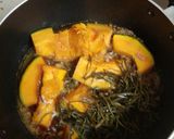 かぼちゃと切り昆布の煮物♪作り方1写真