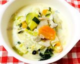 糖質オフ☆野菜たっぷり豆乳スープ♪作り方6写真