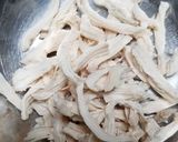 ゴーヤとささみの塩昆布あえ作り方1写真