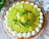 ♥メロンのダブルチーズケーキタルト♥作り方14写真