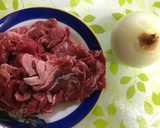 うちのウマウマ牛玉丼♪作り方1写真