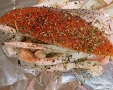 秋鮭のハーブホイル焼き作り方2写真