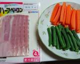 いんげんとにんじんのベーコン巻き♪作り方3写真