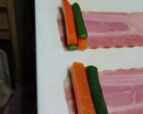 いんげんとにんじんのベーコン巻き♪作り方6写真