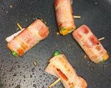 いんげんとにんじんのベーコン巻き♪作り方8写真