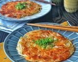 水、卵、小麦粉不要＊もやしチーズお焼き＊作り方4写真