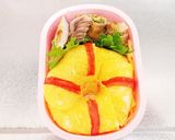 クマちゃんのオムハヤシライス弁当作り方3写真